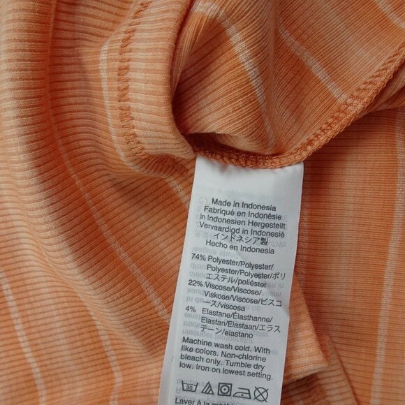 Madewell Tank Top Ribbed Westville Sweet Tulip Stripes Size L - Picture 8 of 8